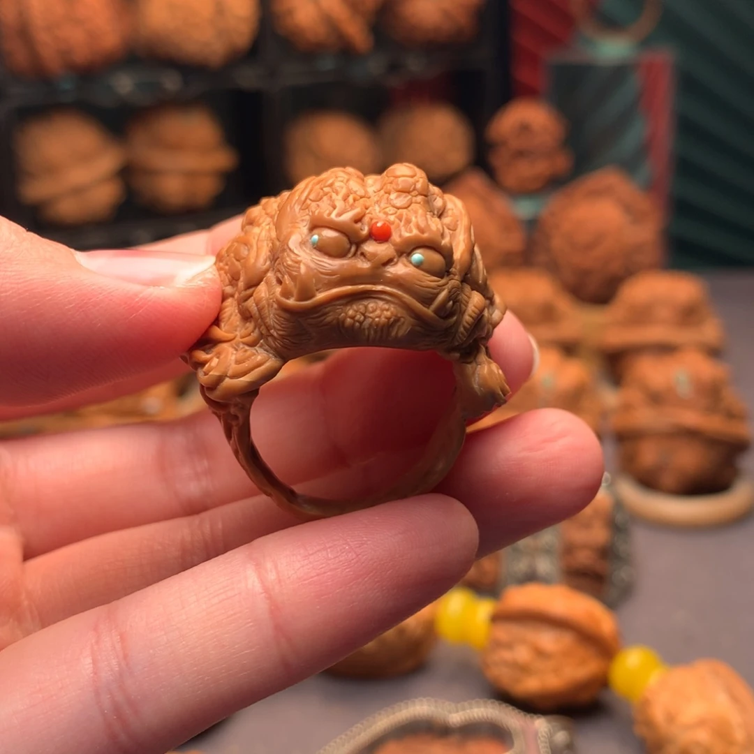 清***许文玩核桃把件———————————————