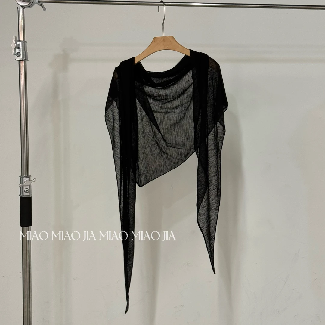 /苗苗家/『披-肩』韩版老钱风百搭搭披肩披风