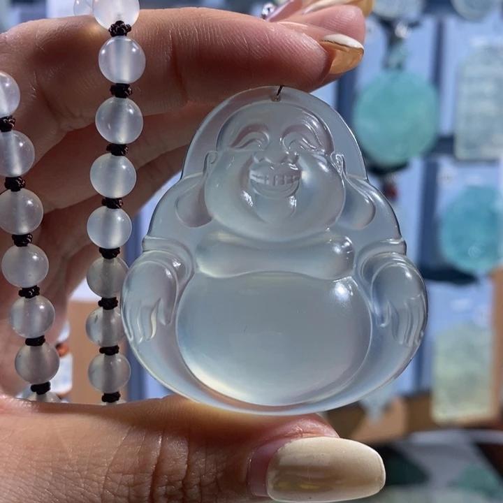 江***雨岫玉未镶嵌颈饰吊坠