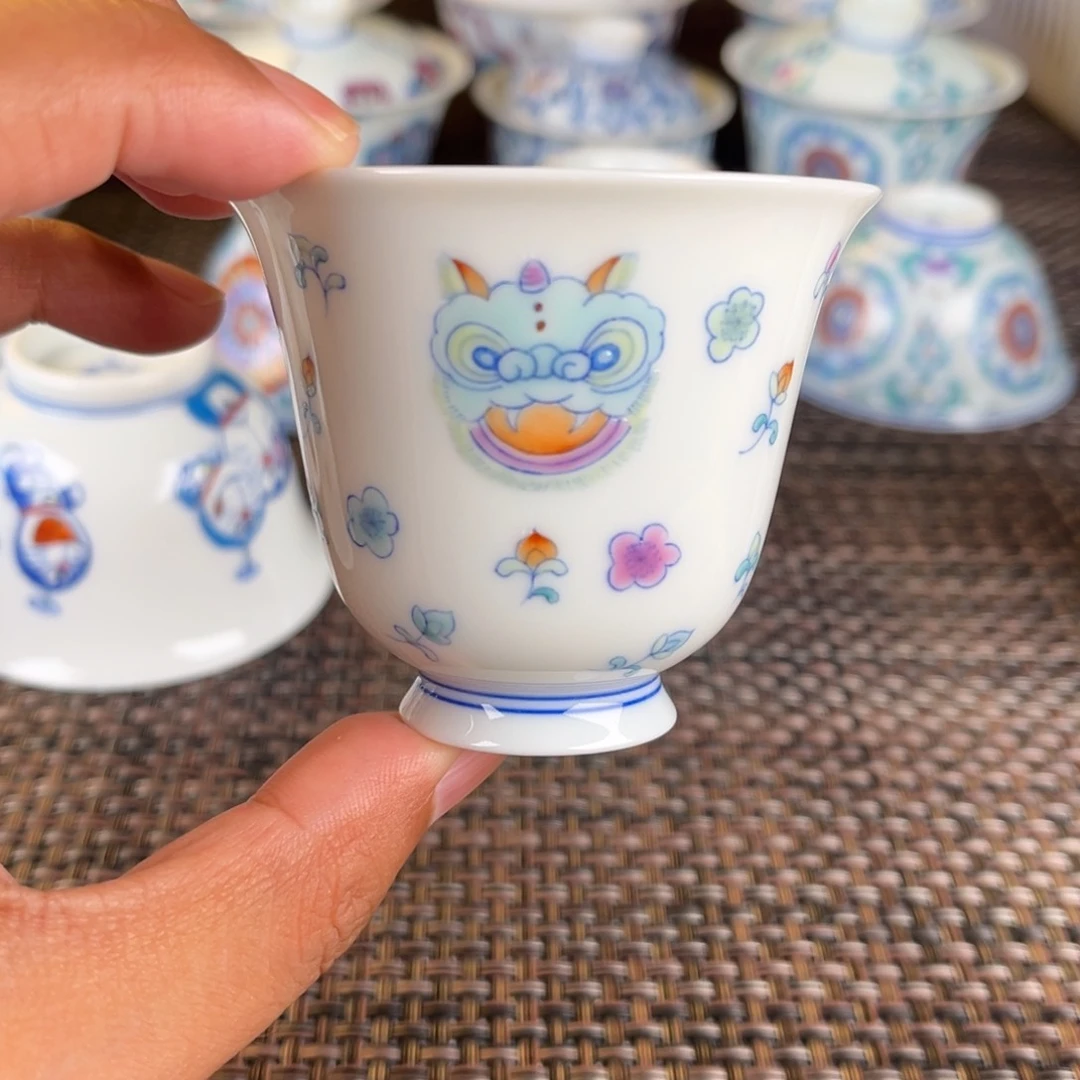 瓷片景德镇陶瓷杯子