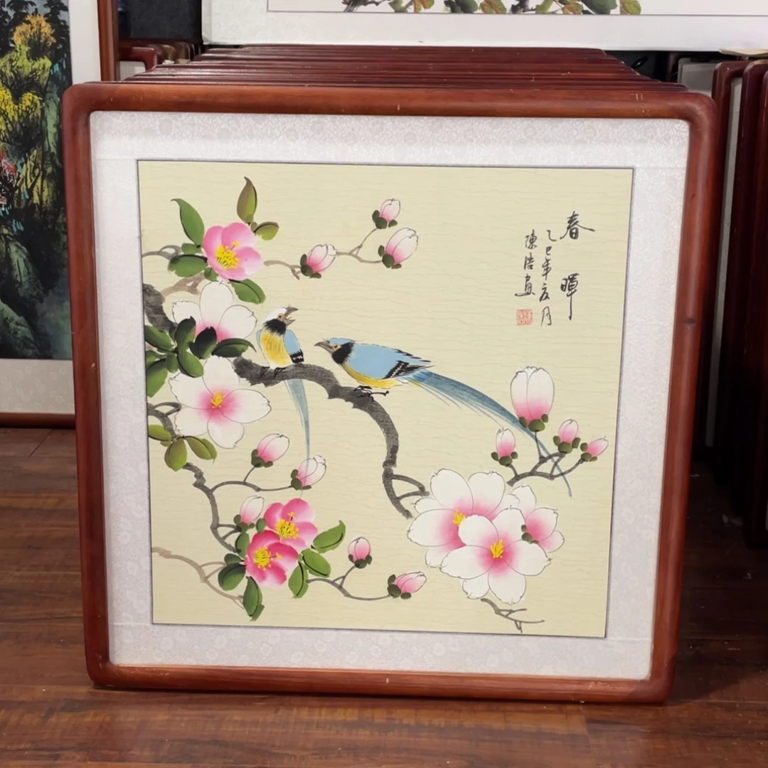 国画带框尺寸63*63厘米