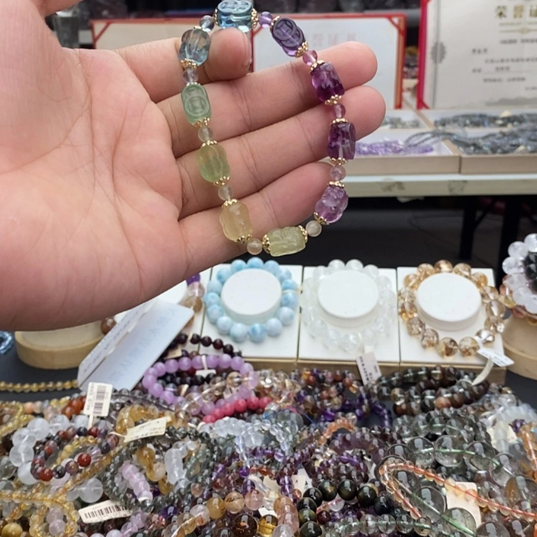 未镶嵌手链萤石手链