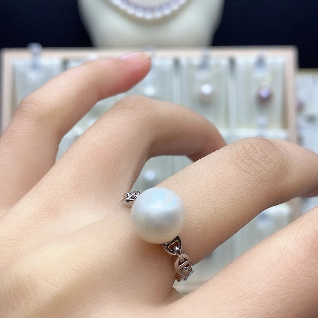 颈饰合金淡水珍珠