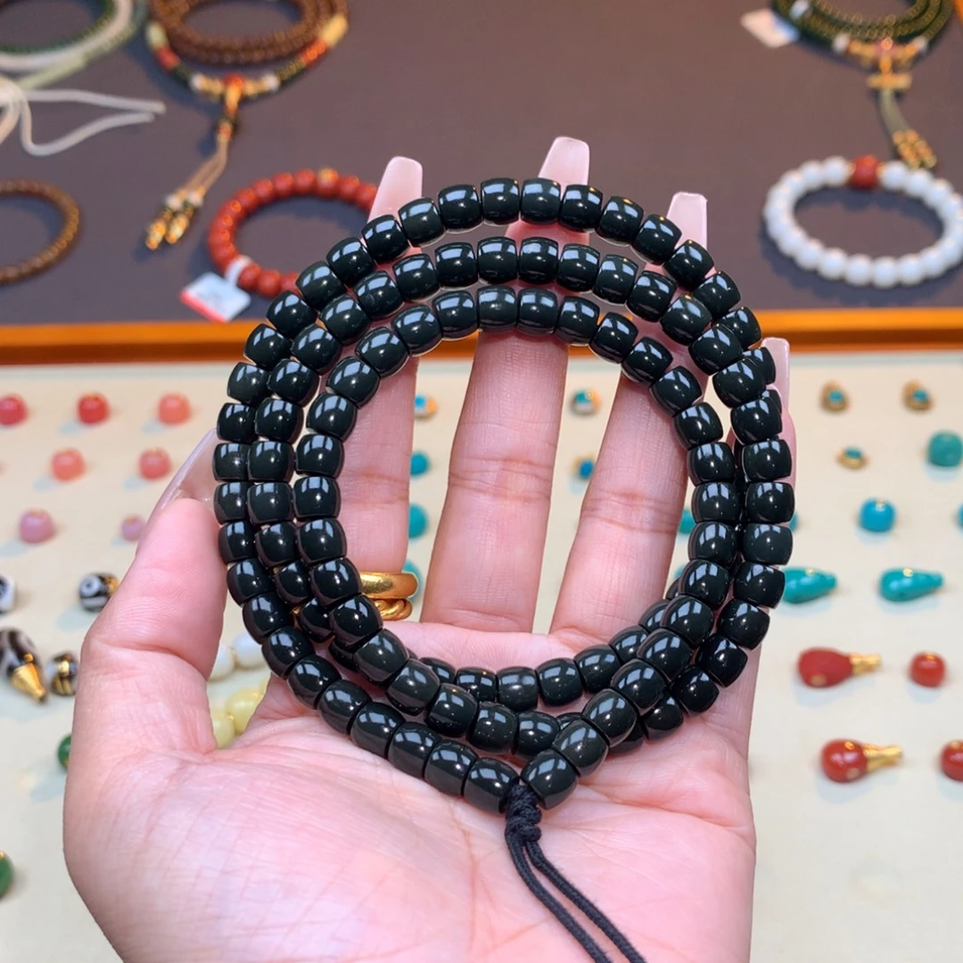 和田玉（青玉）未镶嵌颈饰