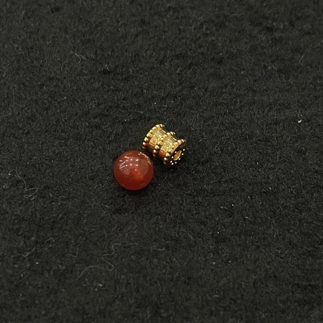 【SG】足金小蛮腰路路通玛瑙吊坠 赠链