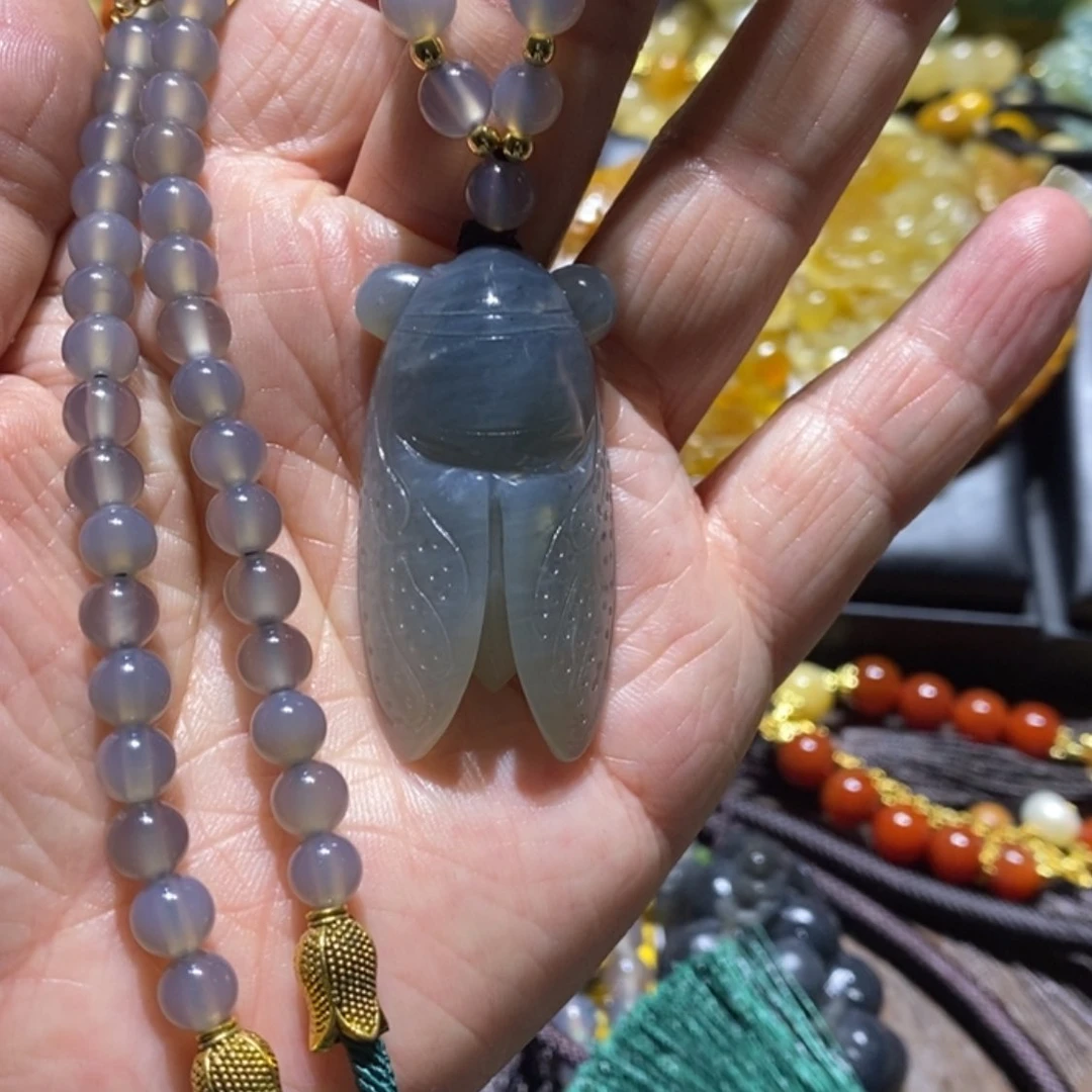 【闪购商品】岫玉毛衣链未镶嵌