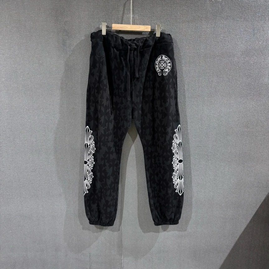 95新 Chrome Hearts/克罗心 （pm）暗纹卫裤 XL码/7948