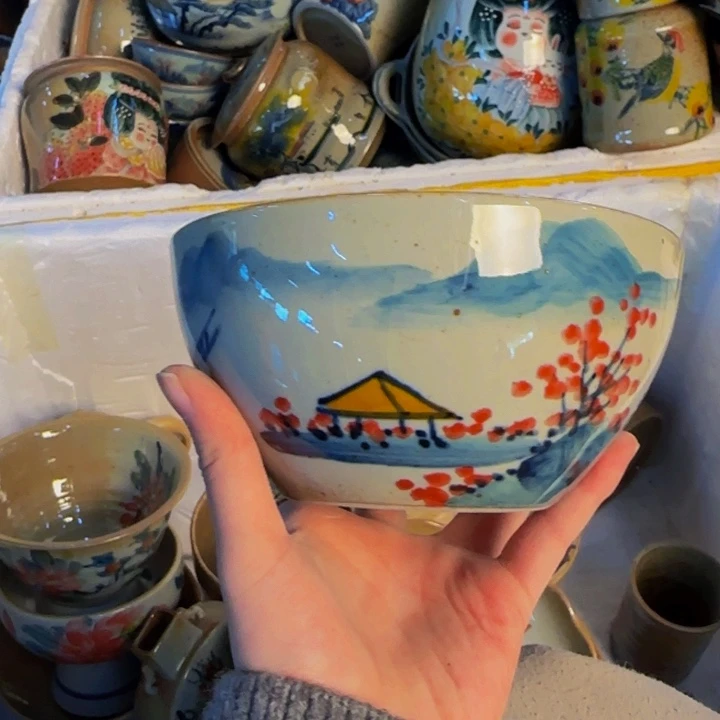 瓷片景德镇陶瓷手工手绘