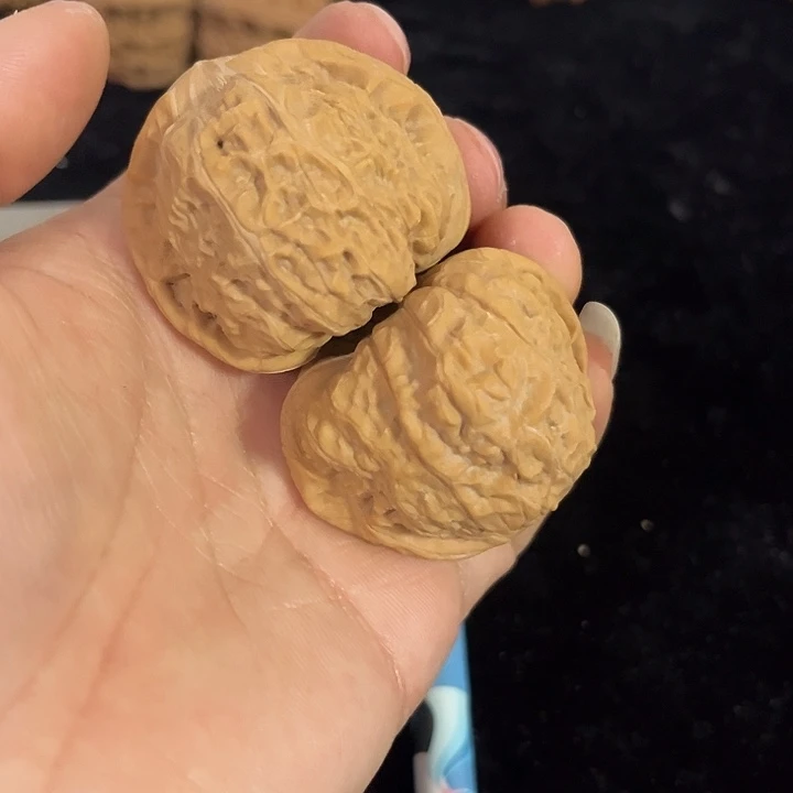 文玩核桃把件44左右南瓜墩，练手对，编号005