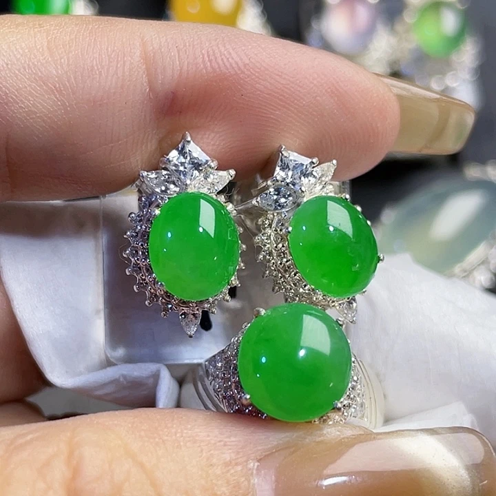 花***8定制翡翠未镶嵌35689764433