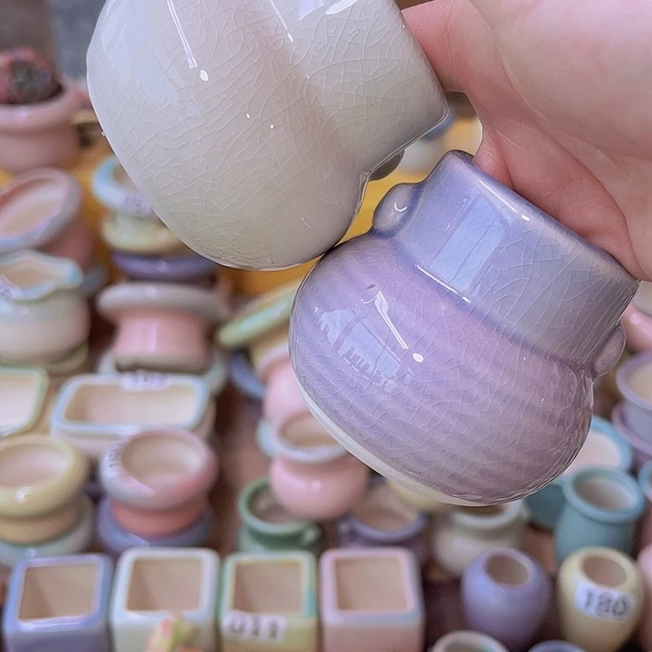 红陶陶瓷花盆当场满12包邮