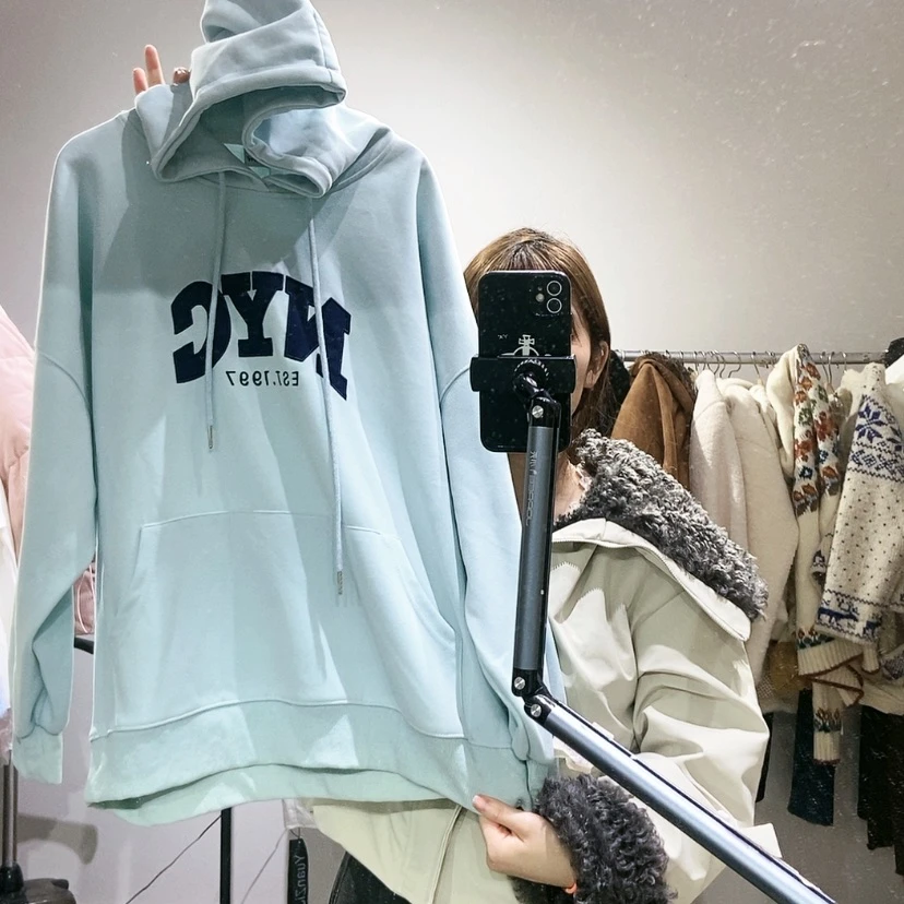 【闪购商品】蓝色卫衣