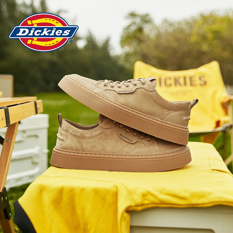 Dickies男鞋冬季新款板鞋透气男士百搭潮鞋时尚软底轻质橡胶