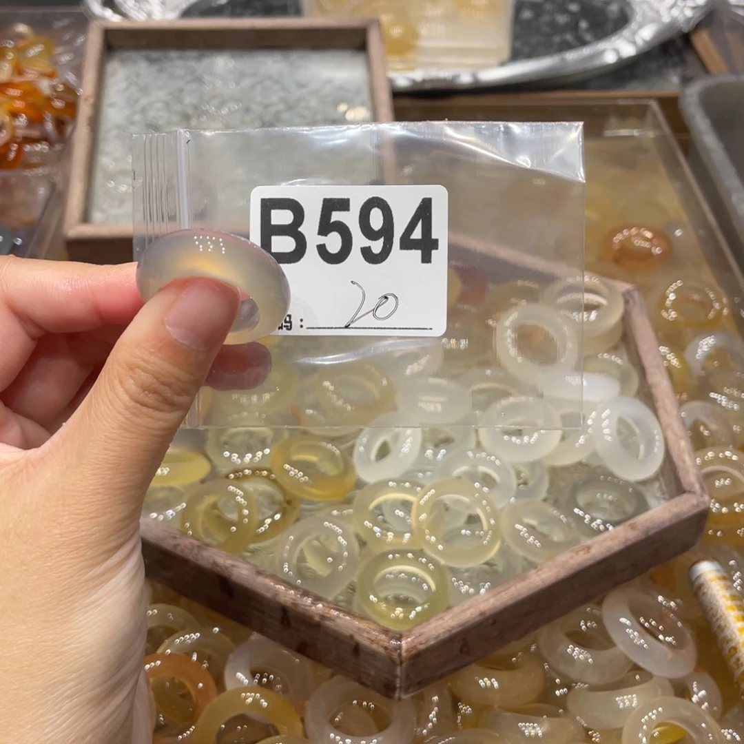 玛瑙/玉髓未镶嵌戒指594