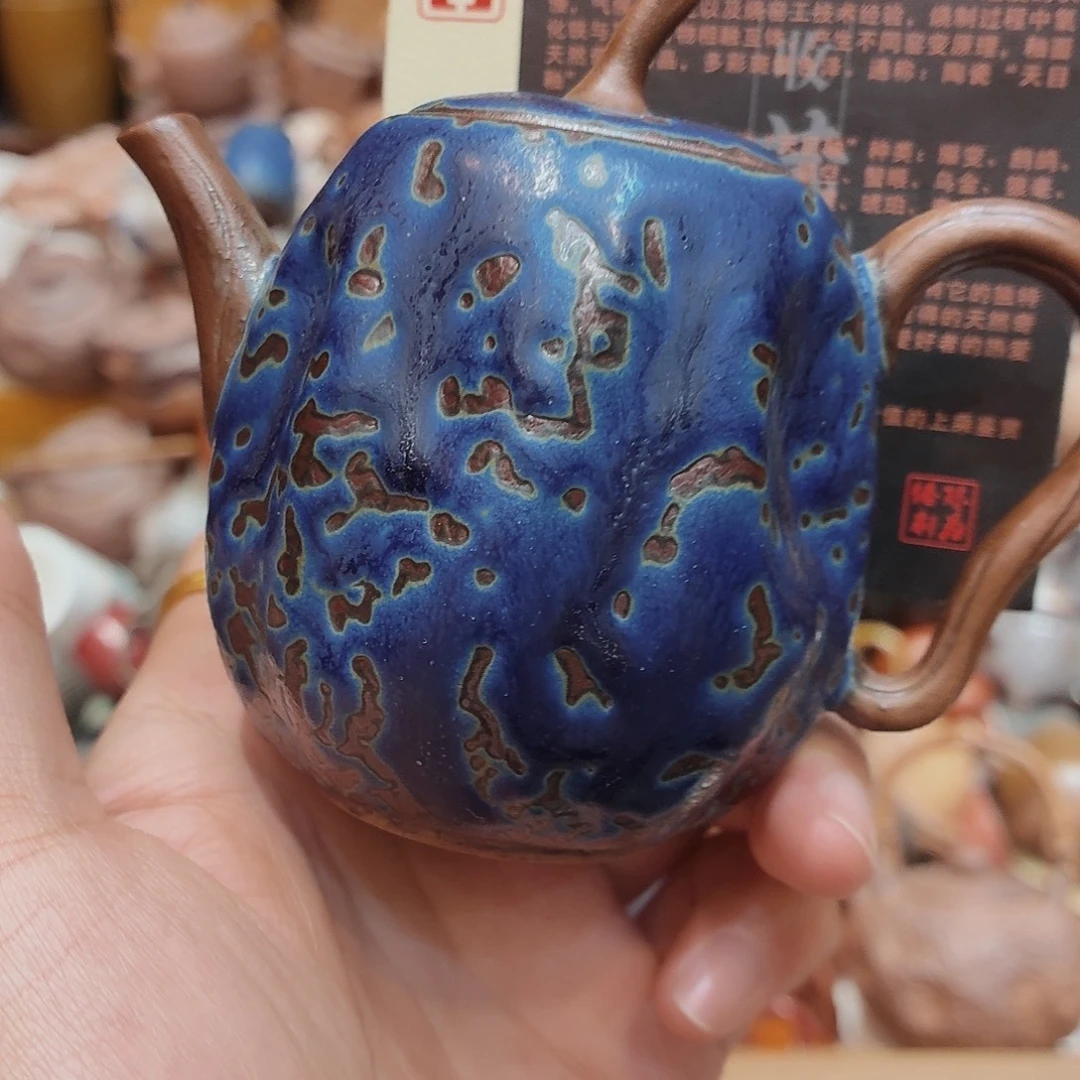 柴烧老岩泥高温茶器皿