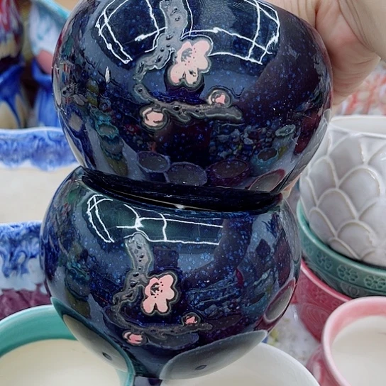 多肉绿植陶瓷花盆9.9包邮