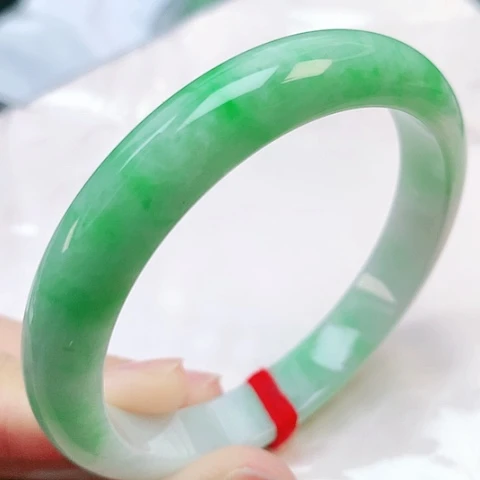 未镶嵌手镯翡翠54圈口882572