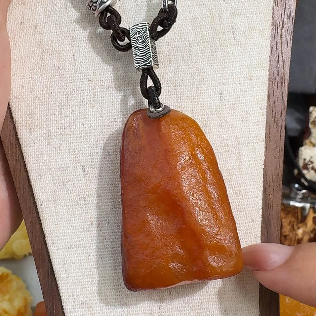 炸***主未镶嵌琥珀裸石我