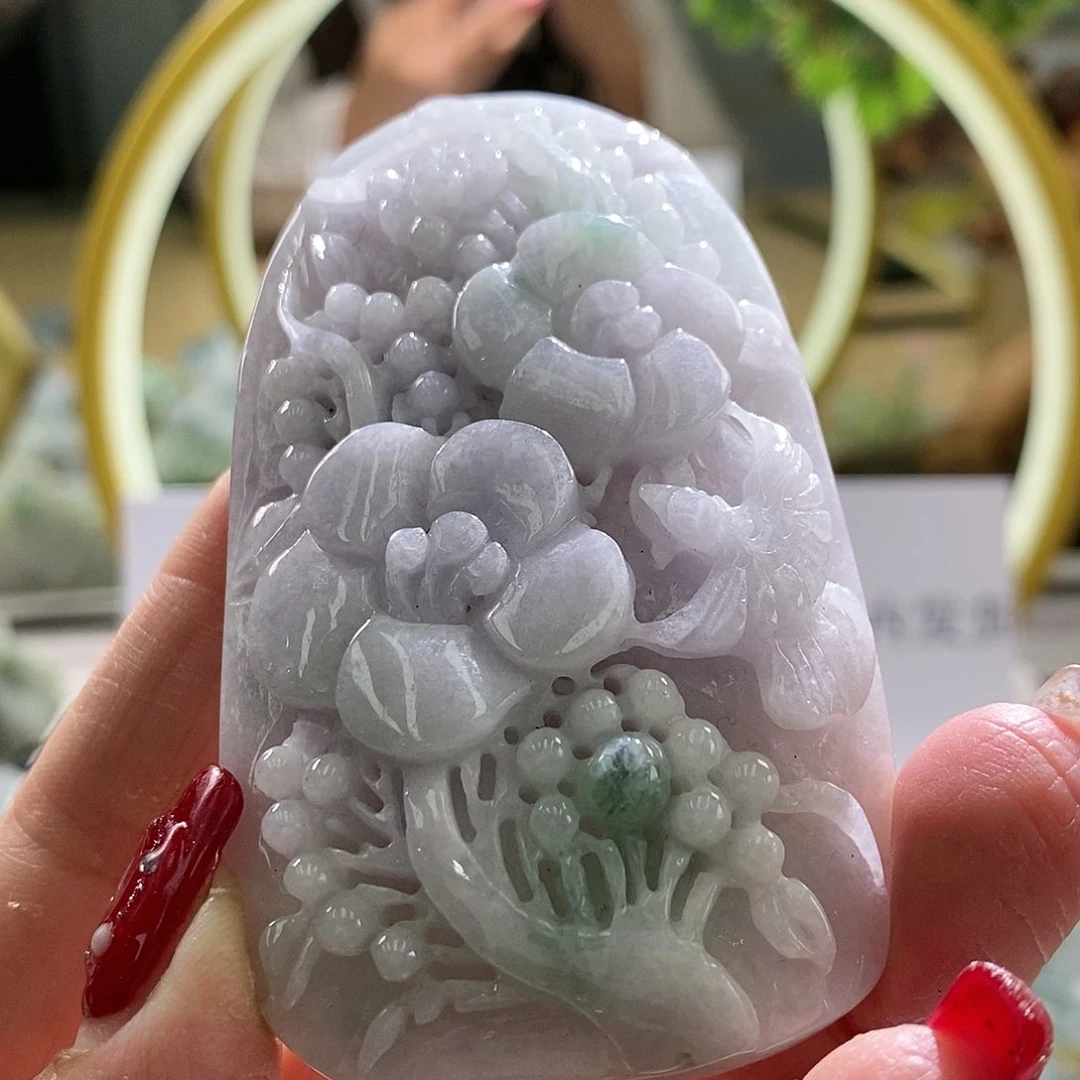 【闪购商品】翡翠颈饰未镶嵌喜上眉梢