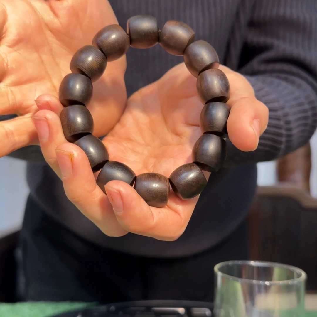 金丝楠倦**林香手串沉水