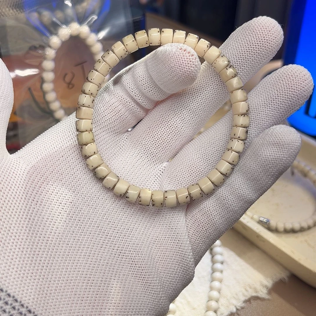 星月菩提手串6.5✖️4.5瓷白药片