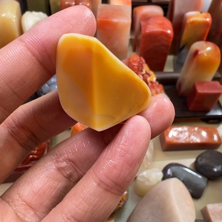 *****印石寿山石小蛋黄