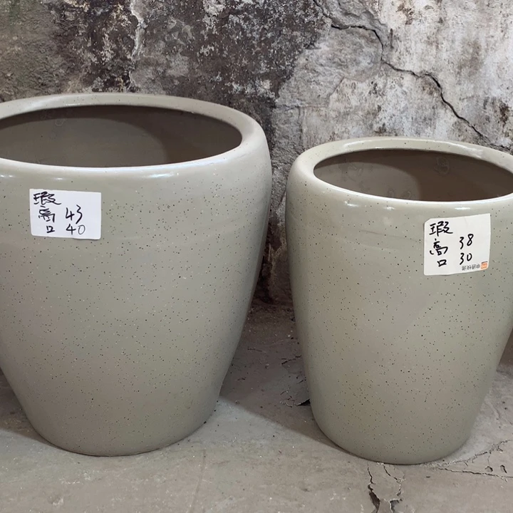 【闪购商品】高温陶瓷花盆默认瑕疵