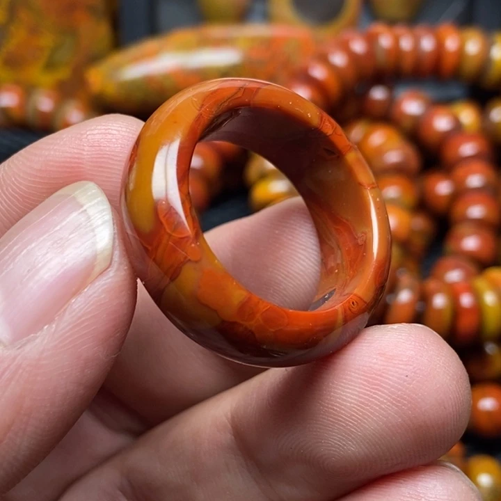 玛瑙/玉髓戒指未镶嵌