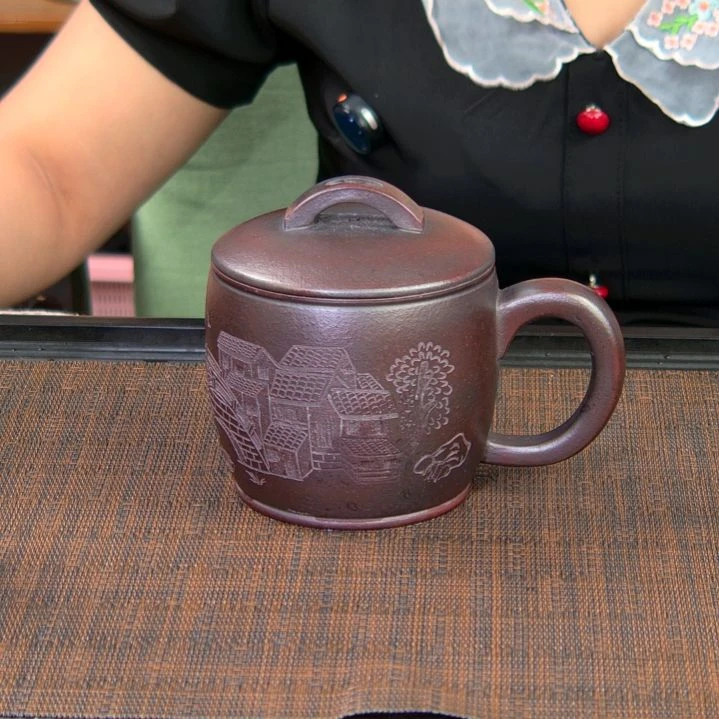 茶杯紫砂高货放漏