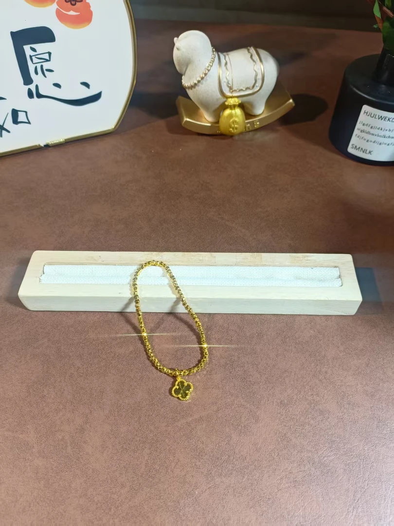 铜合金手链 精选DIY蹦迪珠四叶草手链 SL022
