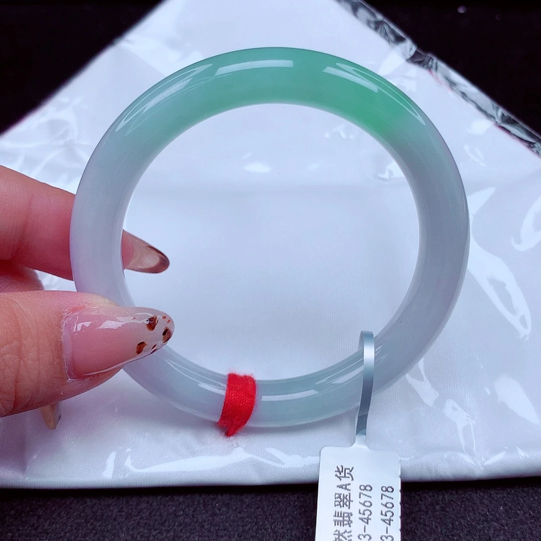 翡翠未镶嵌手镯天然缅甸翡翠A货玉手镯