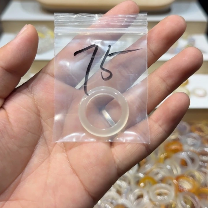 玛瑙/玉髓戒圈未镶嵌王
