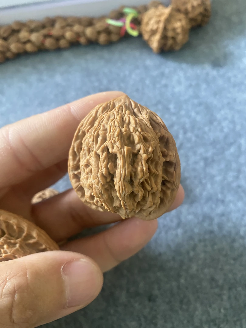 文玩核桃麦穗虎头全品手把玩件练手对