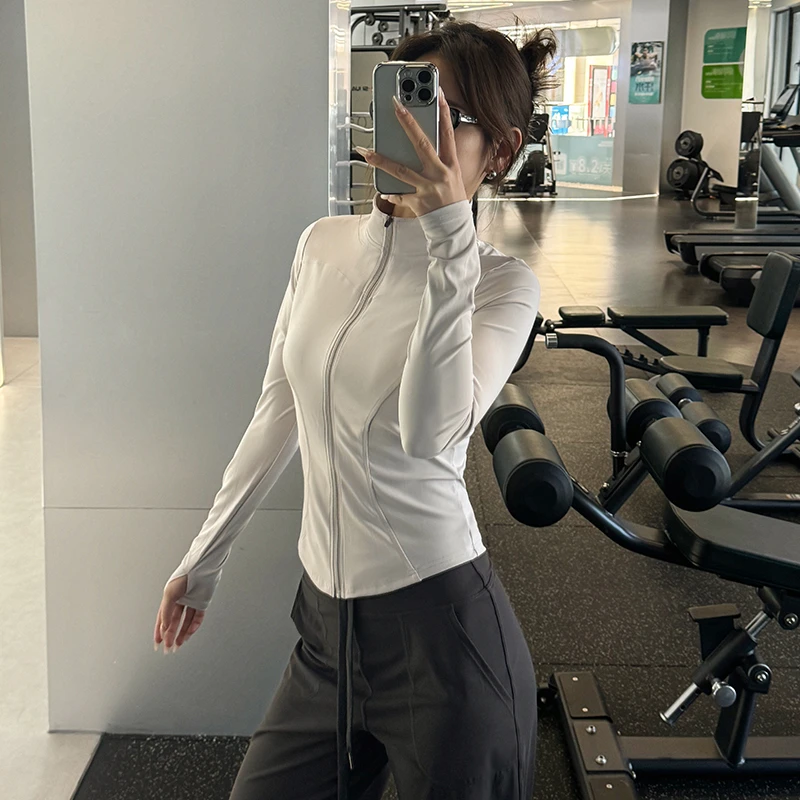 瑜伽服女网红长袖2025春秋新款高级感普拉提训练专业健身运动套装