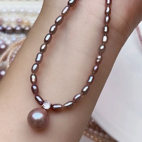 淡水珍珠未镶嵌颈饰