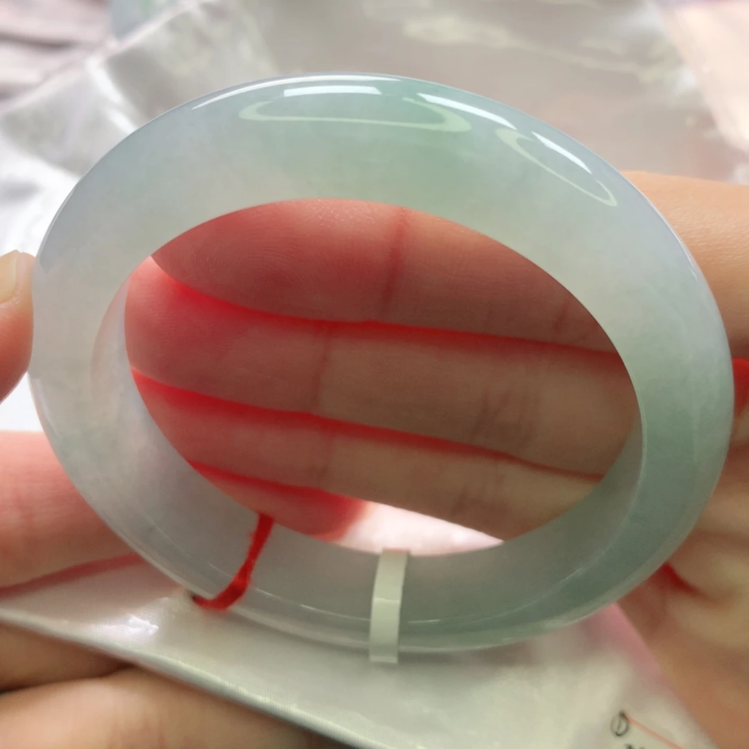 翡翠未镶嵌手镯缅甸5253