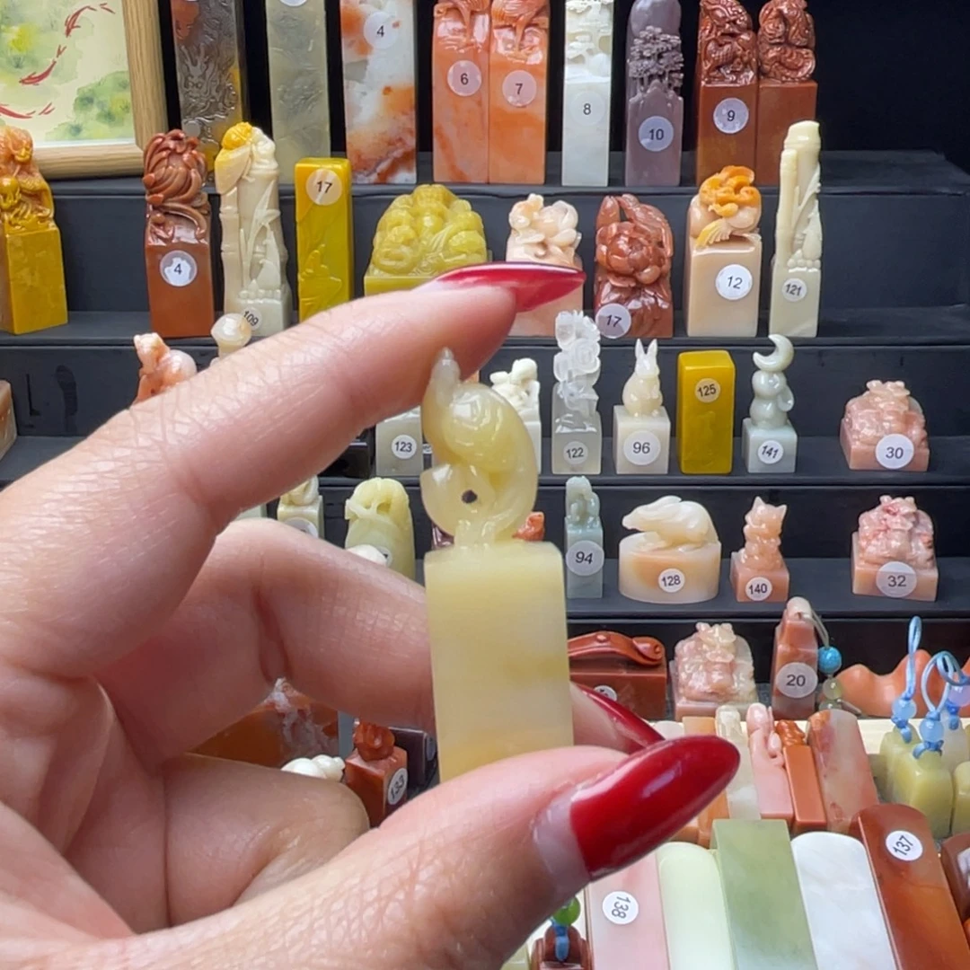 印石寿山石小鸡印章