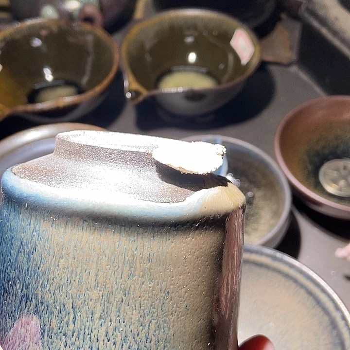 君***水茶盏186 建窑建盏微瑕