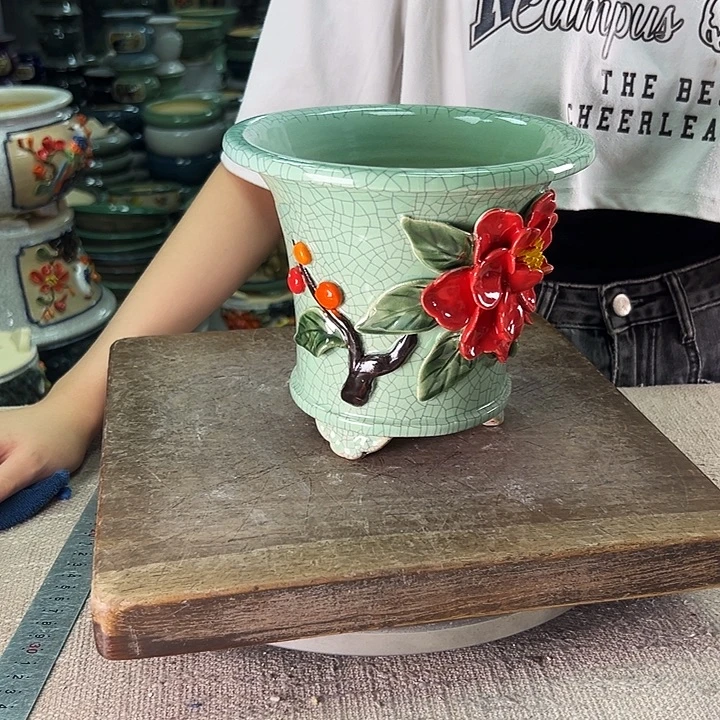 泳坤堂石湾盆陶瓷