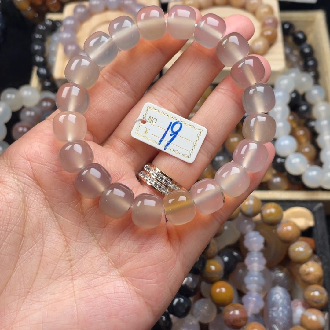 玛瑙/玉髓未镶嵌手链