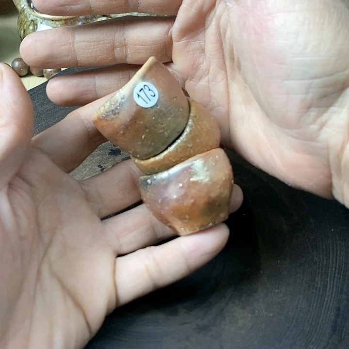 手工粗陶、柴烧茶器