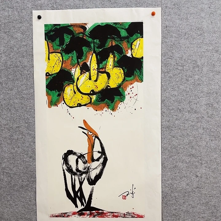 国画花鸟等多种鸟类和动物