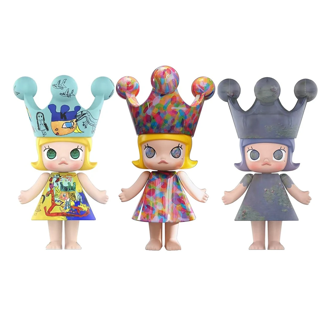 POP MART/泡泡玛特【寄卖孤品】MOLLY气泡 睡莲 童心公主400%压盒