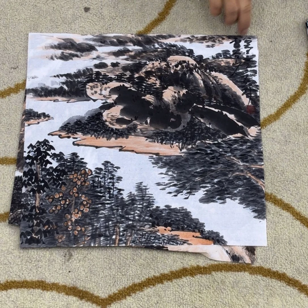 国画雪谷山人老师作品刘
