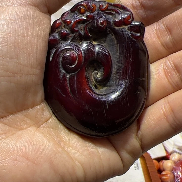 核桃手串/手链西方红色如意