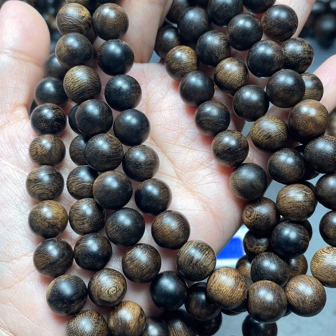 沉香手串白棋瘤疤1.0