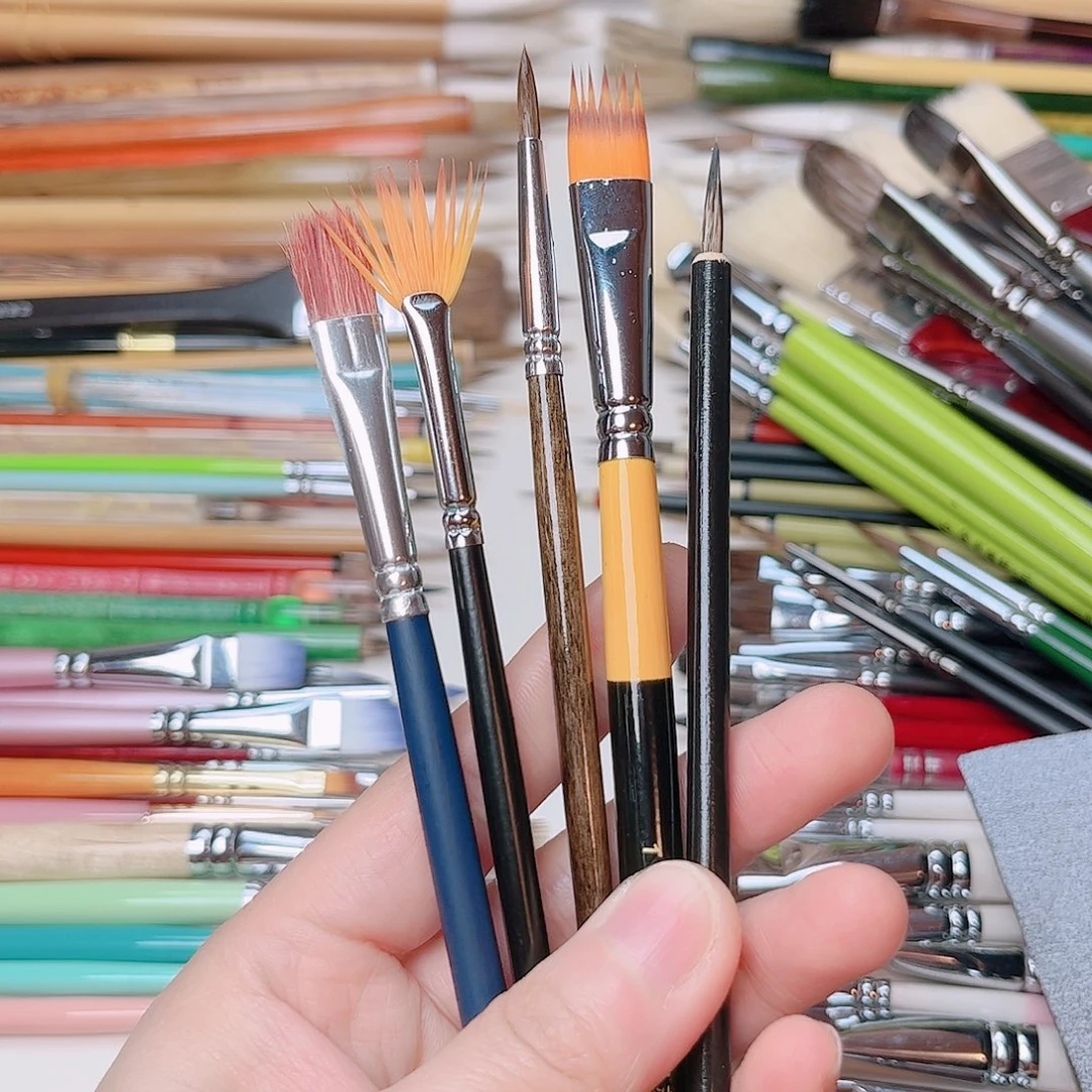 艺笔轩画笔组合5支