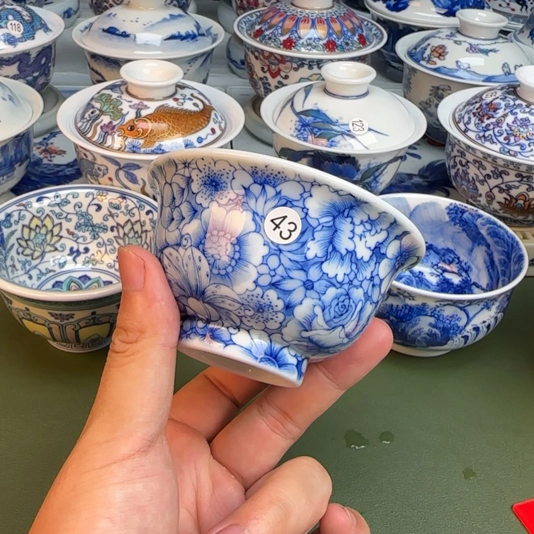 彦祖纯手工手绘茶具43