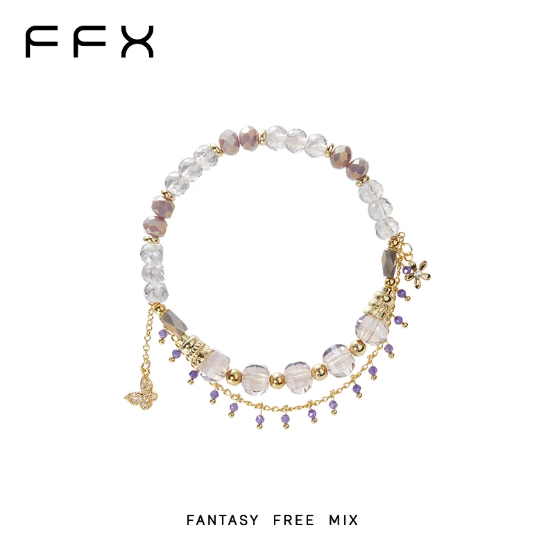 FANTASY FREE MIX 非金属仿水晶手链 【时光】定制弹力手链