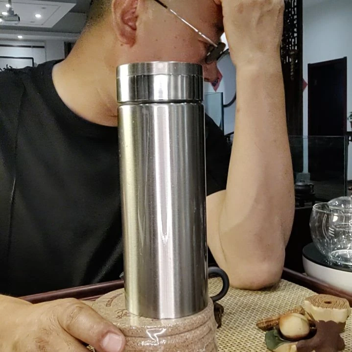 茶杯紫砂紫砂杯白钢杯子